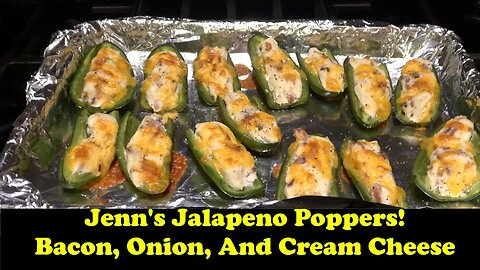 Jenn's Jalapeno Poppers. A Really Nice Side Dish For Any Meal, And Not As Hot As You Would Imagine.