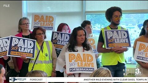 Nebraska paid sick leave petitioners collecting signatures Labor Day weekend