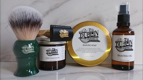 🇮🇪 Irish Shaving with Dublin shaving co. set, first time trying it.