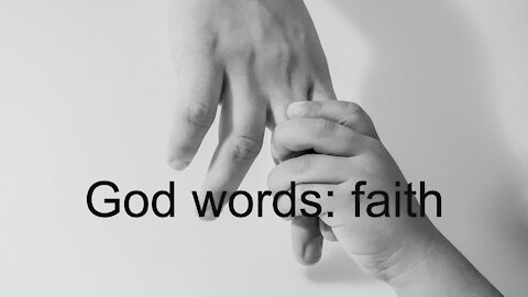 God words: faith