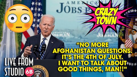 Don't You Dare Ask Joe Biden a Tough Question On a Holiday!! (Crazy Town)