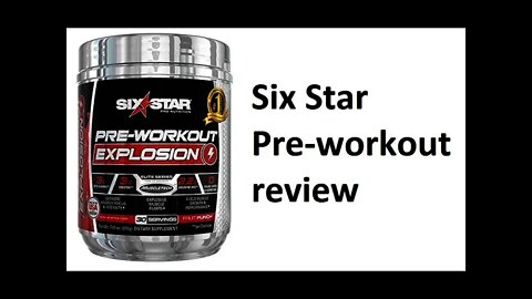 six star pre workout explosion supplement fruit punch review muscletech