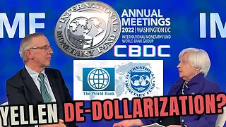 💲Janet Yellen - De-Dollarization Agenda - World Bank & IMF World Reserve Stable Coin Agenda💲