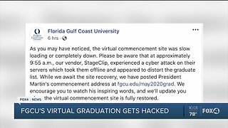 FGCU 2020 virtual graduation faces cyber attack