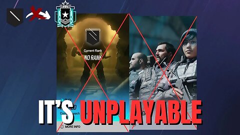 Ubisoft RUINED RANKED! You CANNOT RANK AT ALL | Rainbow Six Siege