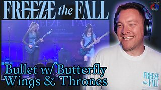 Freeze the Fall "Bullet With Butterfly Wings & Thrones" 🇨🇦 LIVE | DaneBramage Rocks Reaction