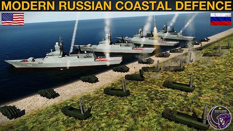 2020's US Destroyer Flotilla vs NEW Russian Coastal Defence Assets | DCS