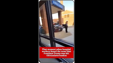 That moment when hospital workers heard President Trump was shot