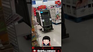 Walmart Upgrades people with Robots #walmart #robots #ratchet #sweeper #fyp #financial