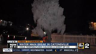 Catonsville water main break