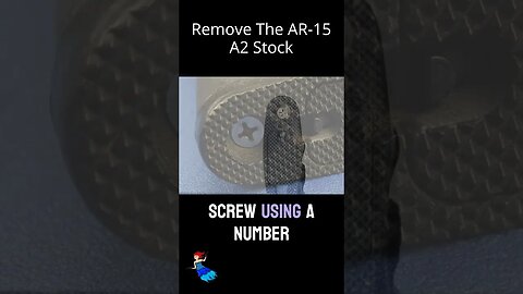 Firearms Gunsmithing: AR15 A2 Stock Removal #shorts