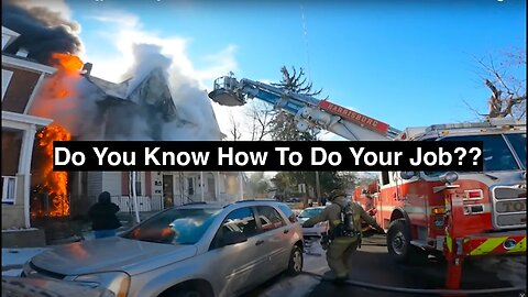 House Fire Critique - Text Book, Fire Fighting 101 This is how you do it!