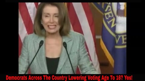 Democrats Across The Country Lowering Voting Age To 16? Yes! (Video)
