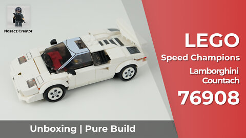 LEGO Speed Champions | 76908 --- Lamborghini Countach --- unboxing and pure build
