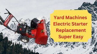 YARDMACHINES MTD 8HP TECUMSEH SNOW KING 24" 824 DUAL STAGE SNOW BLOWER THROWER STARTER REPLACEMENT.