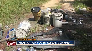 Neighbors fed up with their community being used as illegal dumping ground in Hernando County