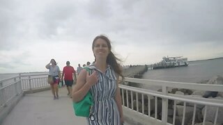 Entering Fort Sumter