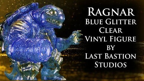 Ragnar Blue Glitter Clear Vinyl Figure by Last Bastion Studios