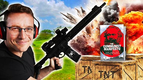Blowing Up The Communist Manifesto With A Sniper Rifle | Extremely Satisfying | Ft. Spikes Tactical💥