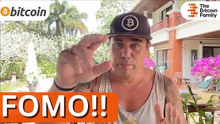 BITCOIN IS GOING CRAZY AND FOMO KICKING IN SO WATCH THIS NOW!!!