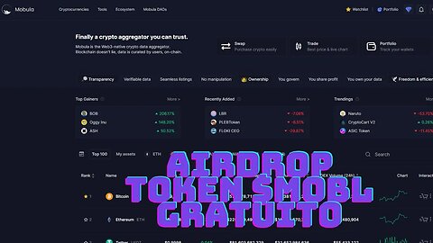 PLATAFORMA MOBULA DANDO TOKEN MOBL AIRDROP