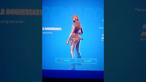 Finally got the LARA CROFT GOLD ANNIVERSARY OUTFIT in FORTNITE #Shorts #shorts