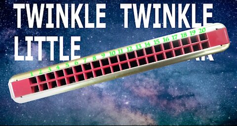 How to Play Twinkle Twinkle Little Star on a Tremolo Harmonica with 20 Holes