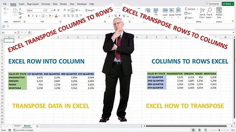 How To Transpose Rows To Columns In Excel