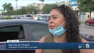 Shoppers hit the stores as Palm Beach Outlets reopens in West Palm Beach