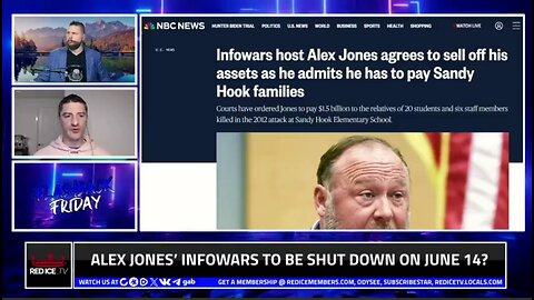 Disinfo Clown Mark Collett: Alex Jones Is Naming the Jew and They Are Shutting Him Down