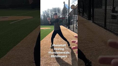 Ryan with the hits! #baseball #fundamentals #baseballlife #littleleague #battingpractice #coachlife