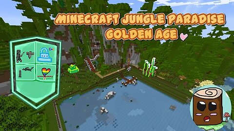 Minecraft Jungle Paradise Golden Age Ep639 : The Underground Cottage Staircase Overhaul