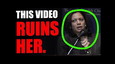This old clip of Kamala just came back to HAUNT HER!!!