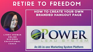 How to create your own branded hangout page