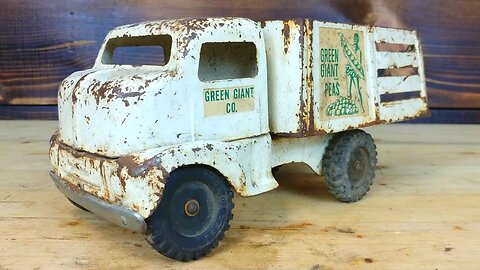 Rusty 1950's Tonka Jolly Green Giant Truck Restoration