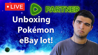 🔴LIVE - Pokémon Noob unboxing his 1st Pokémon eBay lot! Come hangout! | Rumble Partner