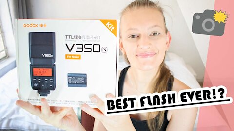 HOW TO USE A CAMERA FLASH / UNBOXING GODOX V350 FLASH FOR NIKON