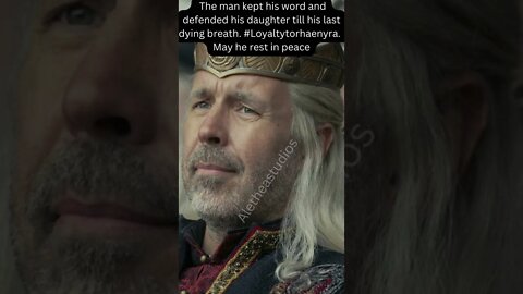 Have someone to #love you as king #viserystargaryen does his daughter #rhaenyra...#shorts