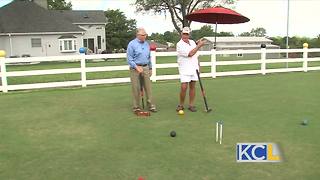 Joel tries golf croquet with the Kactus Creek Croquet Club