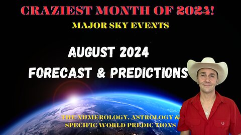 August 2024 Psychic Forecast & Predictions ⚠️ Craziest Month Of 2024 (August Predictions)