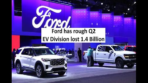 Ford stock drops after missing Q2 earnings