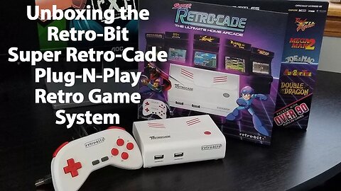 Unboxing the Retro-Bit Super Retro-Cade Arcade Home Video Game Console