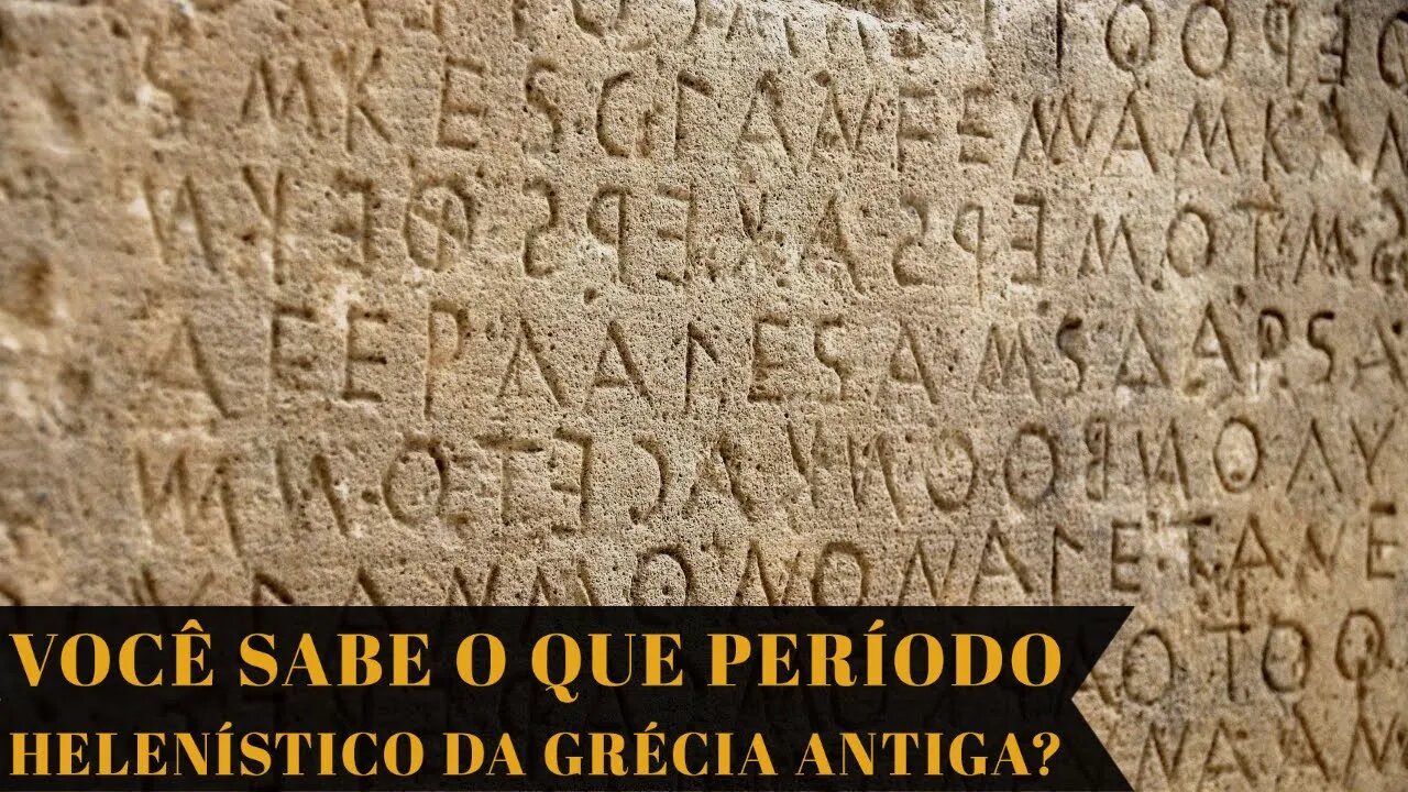 VOCÊ SABE O QUE FOI O PERÍODO HELENÍSTICO DA GRÉCIA ANTIGA