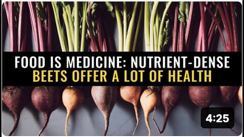 Food is medicine: Nutrient-dense beets offer a lot of health benefits