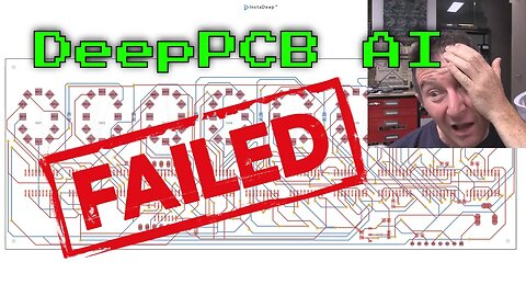 EEVblog 1535 - DeepPCB AI AutoRouting FAIL!
