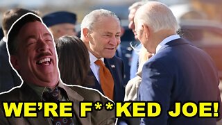 Chuck Schumer BUSTED on HOT MIC telling Joe Biden Democrats are "GOING DOWNHILL" in Georgia!