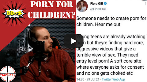 DDoS- Leftist Writer Says We Need "Porn for Children"