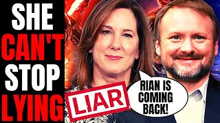 Kathleen Kennedy Can't Stop LYING About Disney Star Wars | Says Rian Johnson Trilogy Is Happening!
