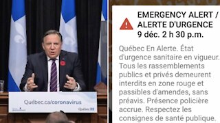 L'alerte d'urgence envoyée aux Québécois a fait planter le site du gouvernement