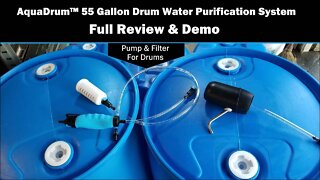 AquaDrum Water Purification System Review